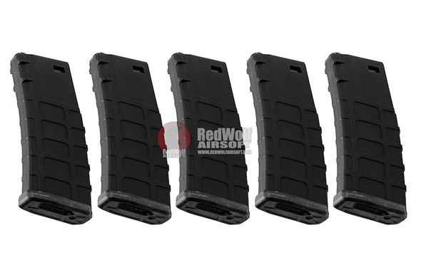 G&P M4 Magazine (340 rounds GMAG AEG Magazine, 5pcs/Set) - Black