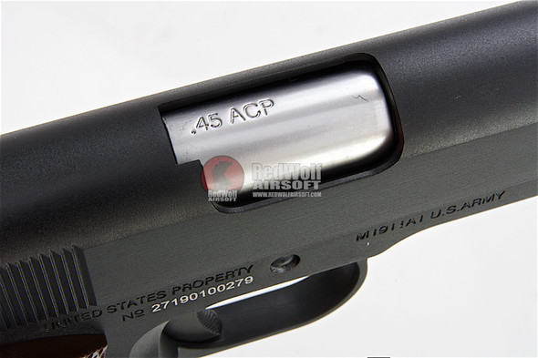 Cybergun Colt 1911 GBB Airsoft Pistol - Black (by WE)