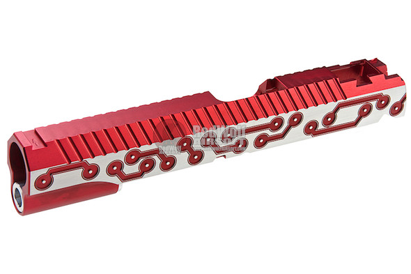Gunsmith Bros SV Future 5.1 Single Slide for Tokyo Marui Hi-Capa GBB Series - Red 2 Tone