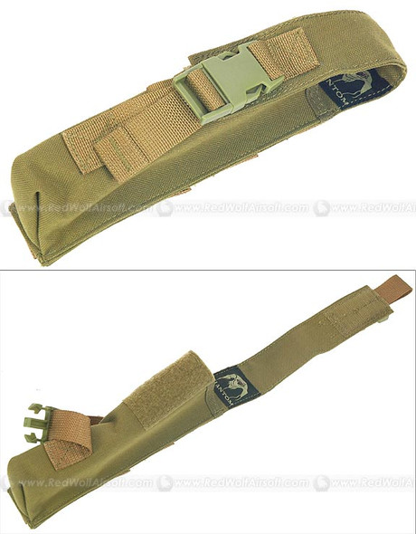 PANTAC Single Pop Flare Pouch (Khaki / CORDURA) 