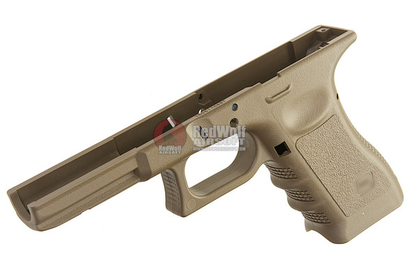 Guarder Original Frame for Tokyo Marui / KJ Model 17 / 18C, Umarex (VFC) G17 GBB  (US. FDE) - New Version