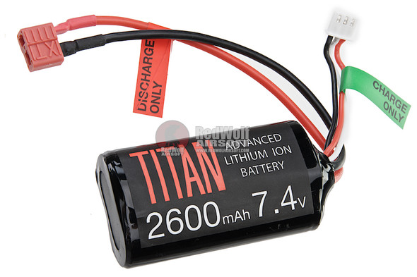 Titan Power 7.4v 2600mah Brick Deans Lithium Ion Battery