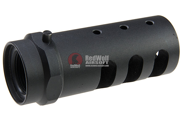 ARES M4 Flash Hider (14mm CW, Aluminum) for Blast Shield -Type A