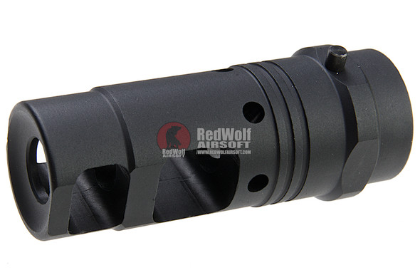 ARES M4 Flash Hider (14mm CW, Aluminum) for Blast Shield -Type C