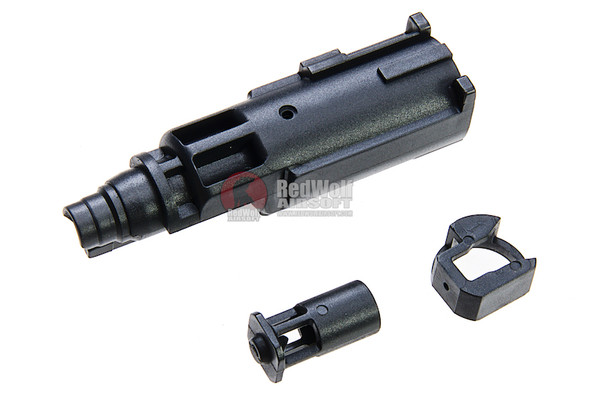 Guns Modify Tokyo Marui G17 GBB Airsoft Nozzle Set (Enhanced, Version 2) Compatible with G22/G26/G34 CO2/ HPA ready