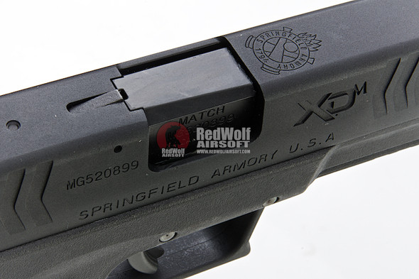 WE XDM 4.5 inch Green Gas Airsoft Pistol (Licensed by Springfield Armory) - Black