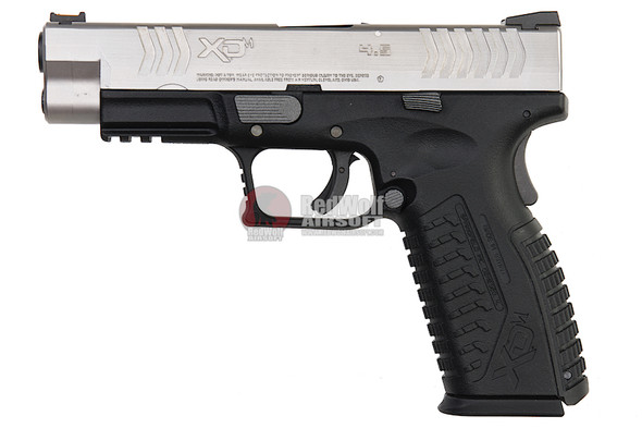 WE XDM 4.5 inch Green Gas Airsoft Pistol (Licensed by Springfield Armory) - Silver