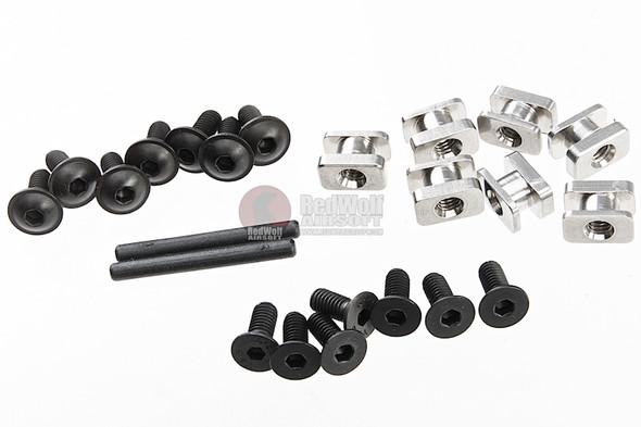 G&P M-lok / Keyomd Rail Cover Set - Black