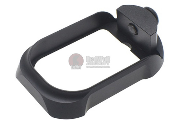 COWCOW Technology VFC Glock 19 Tactical Magwell (Compatible with Tokyo Marui G19, CNC Aluminum) - Black