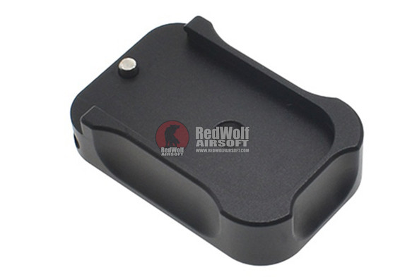 COWCOW Technology Aluminum CNC Tactical G Magbase for Tokyo Marui G-Series GBB Pistol - Black