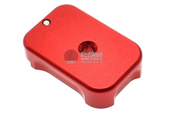 COWCOW Technology Aluminum CNC Tactical G Magbase for Tokyo Marui G-Series GBB Pistol - Red