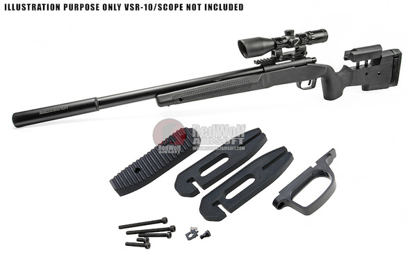 Maple Leaf MLC S1 Rifle Stock for VSR-10 Series - Black