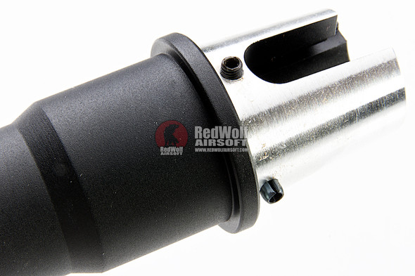 G&P Aluminum 6.5 inch Taper Outer Barrel for G&P Front Set / RAS Series AEG  (14mm CW) - Black