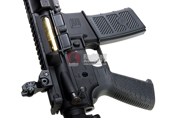EMG SAI Licensed GRY AR15 (M4) Gen. 2 Carbine Airsoft M4 AEG with Crane Stock - Black (by G&P)