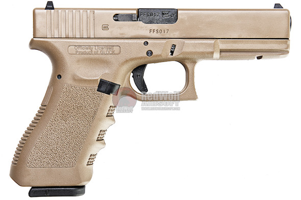 RWC Umarex Glock 17 Gen 3 GBB Airsoft Pistol (Cerakote Glock FDE)