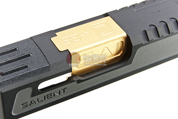 EMG SAI Tier One Slide Kit w/ RMR Cut (by G&P) - Gold Barrel for Tokyo Marui G17 GBB Pistol