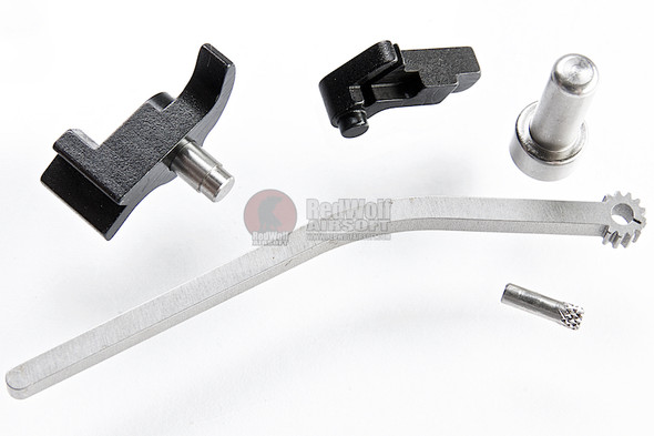 Gunsmith Bros STI Square Style Hammer for Tokyo Marui Hi-Capa 5.1/ 4.3/ 1911 GBB - Silver