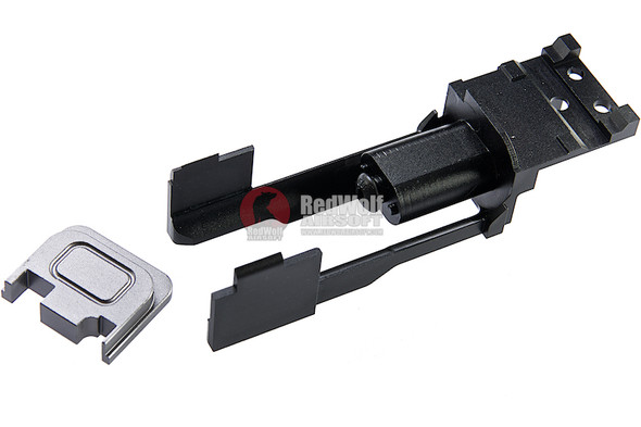 Dynamic Precision Enhanced Bolt for Umarex (VFC) G17 GBB Pistol with Back Plate (Type B) - Grey