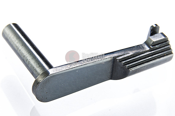 Airsoft Masterpiece Hi Capa Slide Stop (CNC Steel, Type 1) - Black