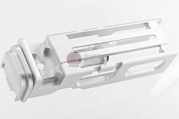 COWCOW Technology Aluminum CNC Blowback Unit for Tokyo Marui G17 GBB Pistol - Silver