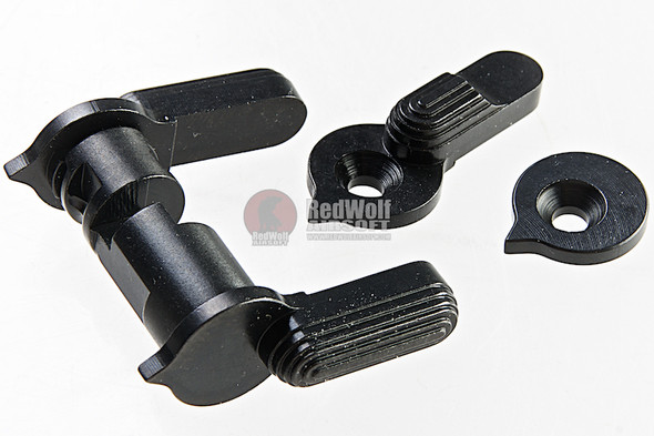 G&P Tokyo Marui MWS GBBR Airsoft Ambi Safety Selector - Black