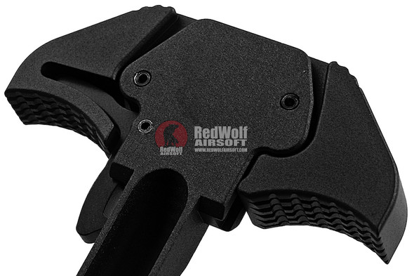 Z-Parts URG-I Airborne Charging Handle (Aluminum) for GHK M4 GBBR Airsoft - Black