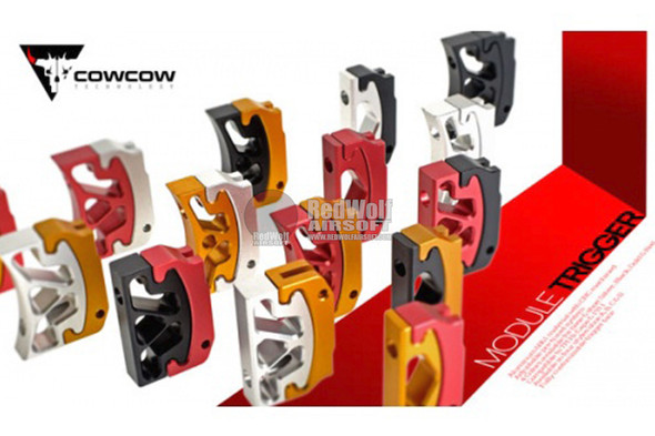 COWCOW Technology Module Trigger Shoe C for Tokyo Marui Hi-Capa & 1911 GBB Pistol - Gold