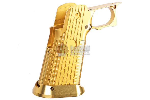 Gunsmith Bros Aluminum Grip (Limcat Style) for Tokyo Marui Hi-Capa GBB Series - Gold