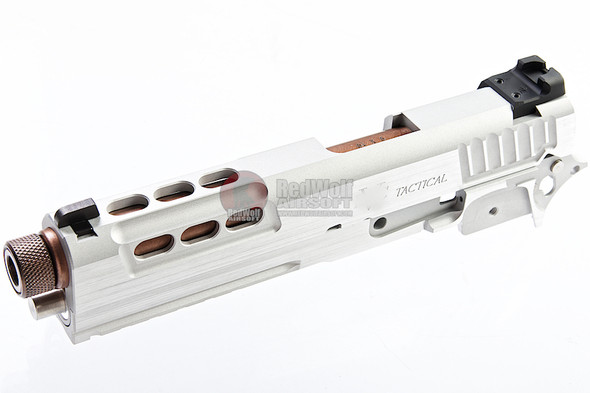 Gunsmith Bros STI DVC Tactical Slide Set for Tokyo Marui Hi-Capa GBB Series -Silver