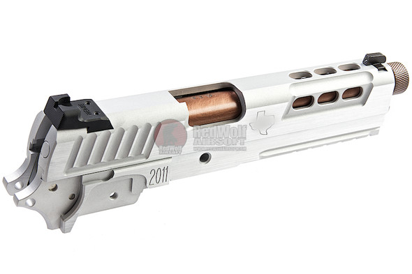 Gunsmith Bros STI DVC Tactical Slide Set for Tokyo Marui Hi-Capa GBB Series -Silver