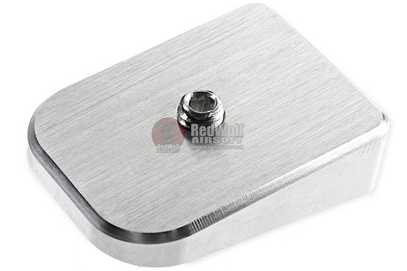 Gunsmith Bros Magazine Base Pad (No Marking) - Silver