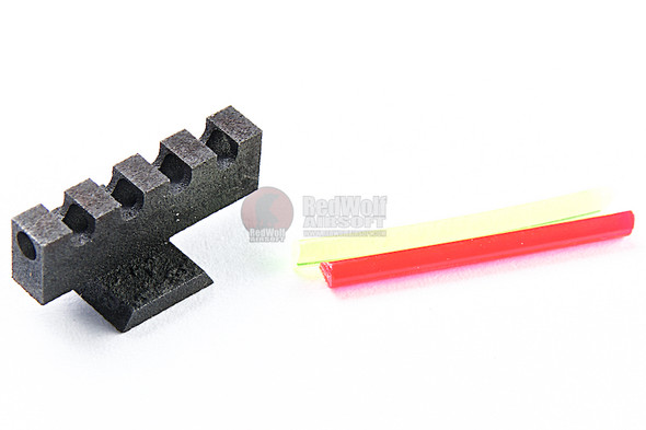 JL Progression Tokyo Marui Hi Capa GBB Series COMBAT Fiber Optic Front Sight (1.5mm)