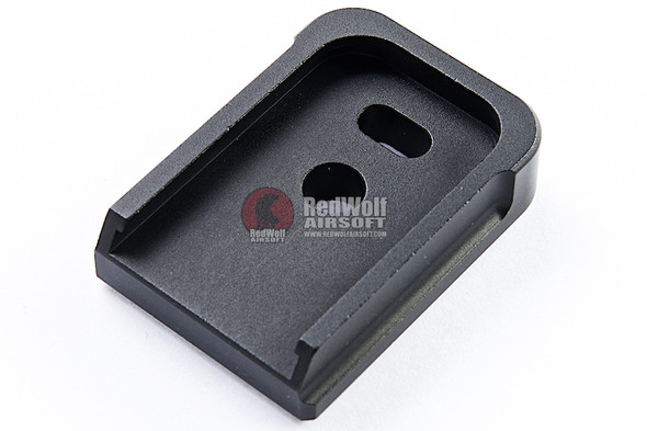JL Progression Tokyo Marui G Series GBB Magazine Base Pad (MagShoe) - Black, Aluminum