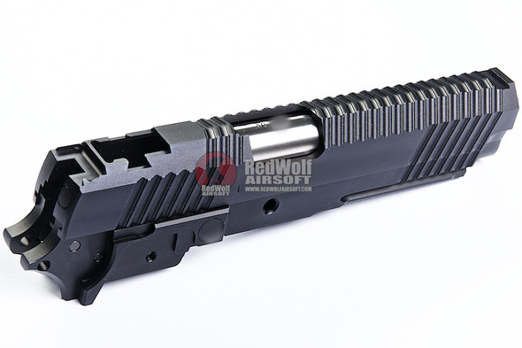 Gunsmith Bros CNC Aluminum SV Formula Standard Slide Set for Tokyo Marui Hi-Capa 5.1 GBB Pistol - Black