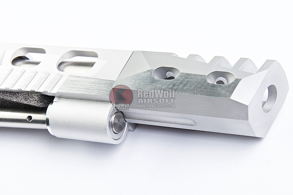 Gunsmith Bros CNC Aluminum Ultra Cut Open Upper Set for Tokyo Marui Hi Capa GBB Series - Silver