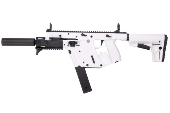 KRYTAC KRISS Vector Limited Edition 'Alpine White' Airsoft AEG SMG (with Mock Suppressor)