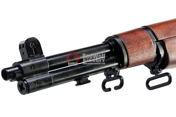 Marushin M1 Garand Tanker Superior Walnut Stock - (6mm Gas Version) Airsoft Classic Rifle