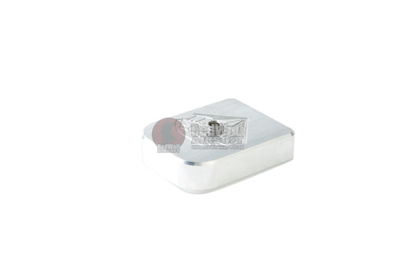 Airsoft Masterpiece Hi Capa Magazine Base (Aluminum, SV Infinity Diamond) - Silver
