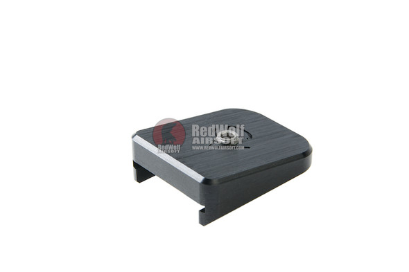 Airsoft Masterpiece Hi Capa Magazine Base (Aluminum, SV) - Black