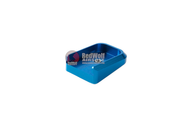 Airsoft Masterpiece Hi Capa Magazine Base (Aluminum, SV) - Blue