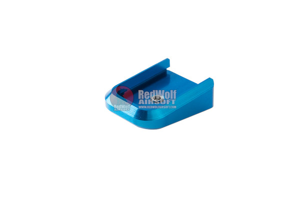 Airsoft Masterpiece Hi Capa Magazine Base (Aluminum, SV) - Blue