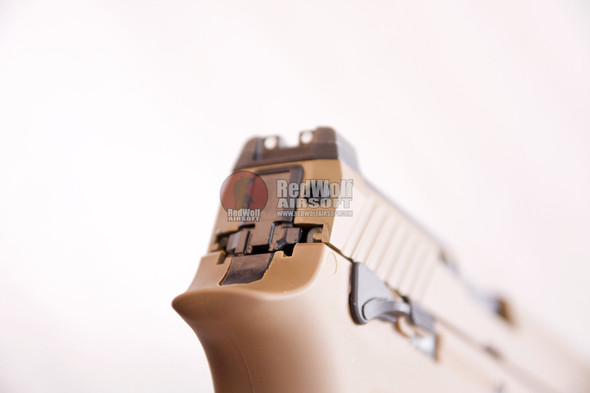 SIG Sauer M17 P320 CO2 Airsoft Pistols - TAN (by SIG AIR & VFC) - 6mm