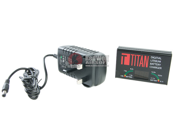 Titan Power Digital Charger for Li-Po/Li-Ion (110v-240v) (UK Plug)