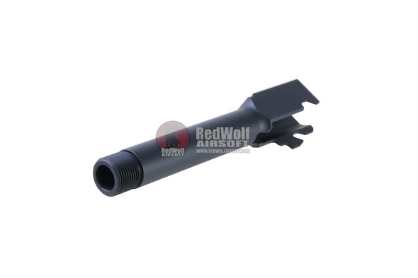 Pro Arms VFC Glock Threaded Outer Barrel (14mm CCW, CNC Aluminum) - Black (G19 Gen4 / Gen5 / G19X / G45)