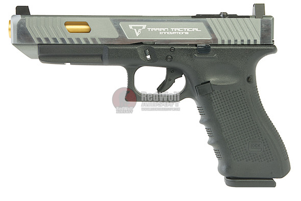 EMG TTI G34 Gen 4 GBB Pistol (G&P Custom) - Two Tone Slide with RMR Cut (VFC Platform) - Silver