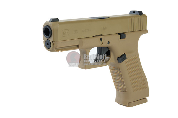 Umarex Glock 19X CO2 Airsoft Pistol (Fixed Slide)(Wingun G19X) - 6mm Version