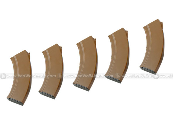 MAG AK74 Magazine (100 rounds Airsoft AEG Magazine) - 5pcs/box (Bakelite)