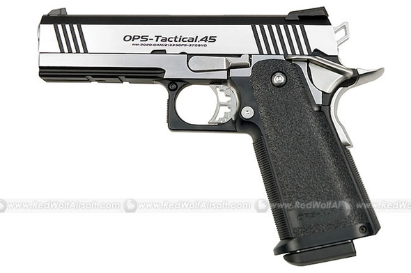 Tokyo Marui Hi Capa 4.3 GBB Airsoft Pistol (Dual Stainless Custom)