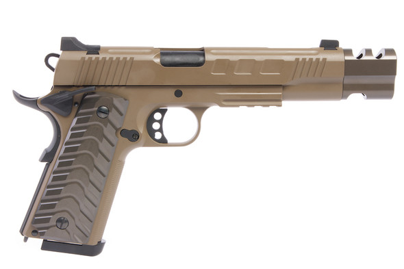 KJ Works 1911 KP-16 GBB Airsoft Pistol - FDE