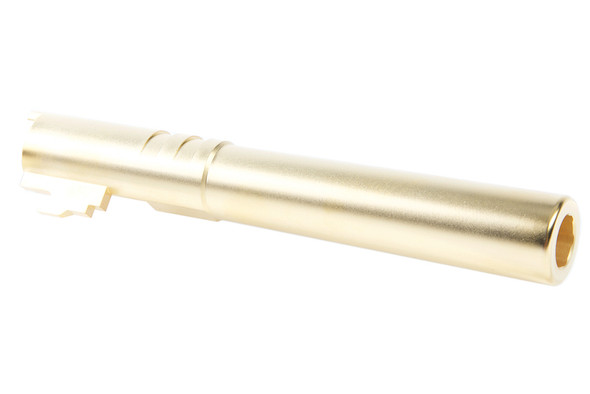 Airsoft Masterpiece Hi Capa Outer Barrel .40 S&W Stainless Steel Fix - Gold